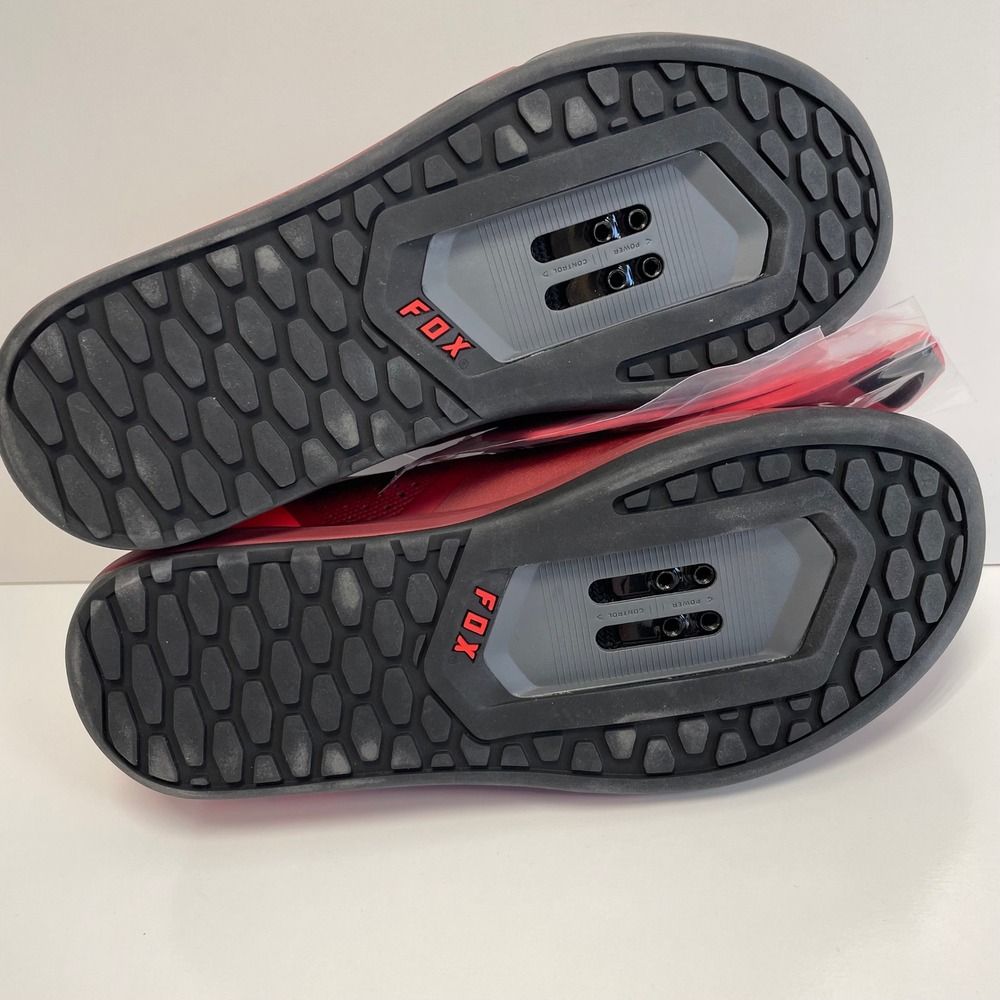 Fox Union BOA Clipless Mountain Bike Shoes EU 40 US 7.5 Maroon Red‎ NWOB - Picture 7 of 10